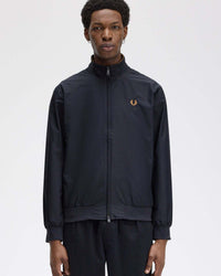 Fred Perry Brentham Jacket - Navy | Fred Perry Jackets & Coats | JEANSTORE