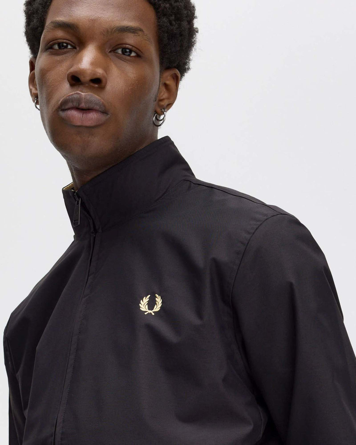 Fred Perry Brentham Jacket - Black | Fred Perry Jackets & Coats | JEANSTORE
