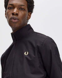 Fred Perry Brentham Jacket - Black | Fred Perry Jackets & Coats | JEANSTORE