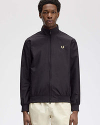 Fred Perry Brentham Jacket - Black | Fred Perry Jackets & Coats | JEANSTORE