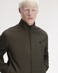 Fred Perry Brentham Jacket - Field Green / Black