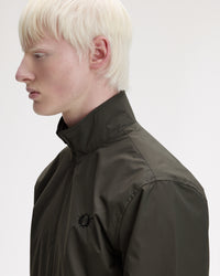 Fred Perry Brentham Jacket - Field Green / Black