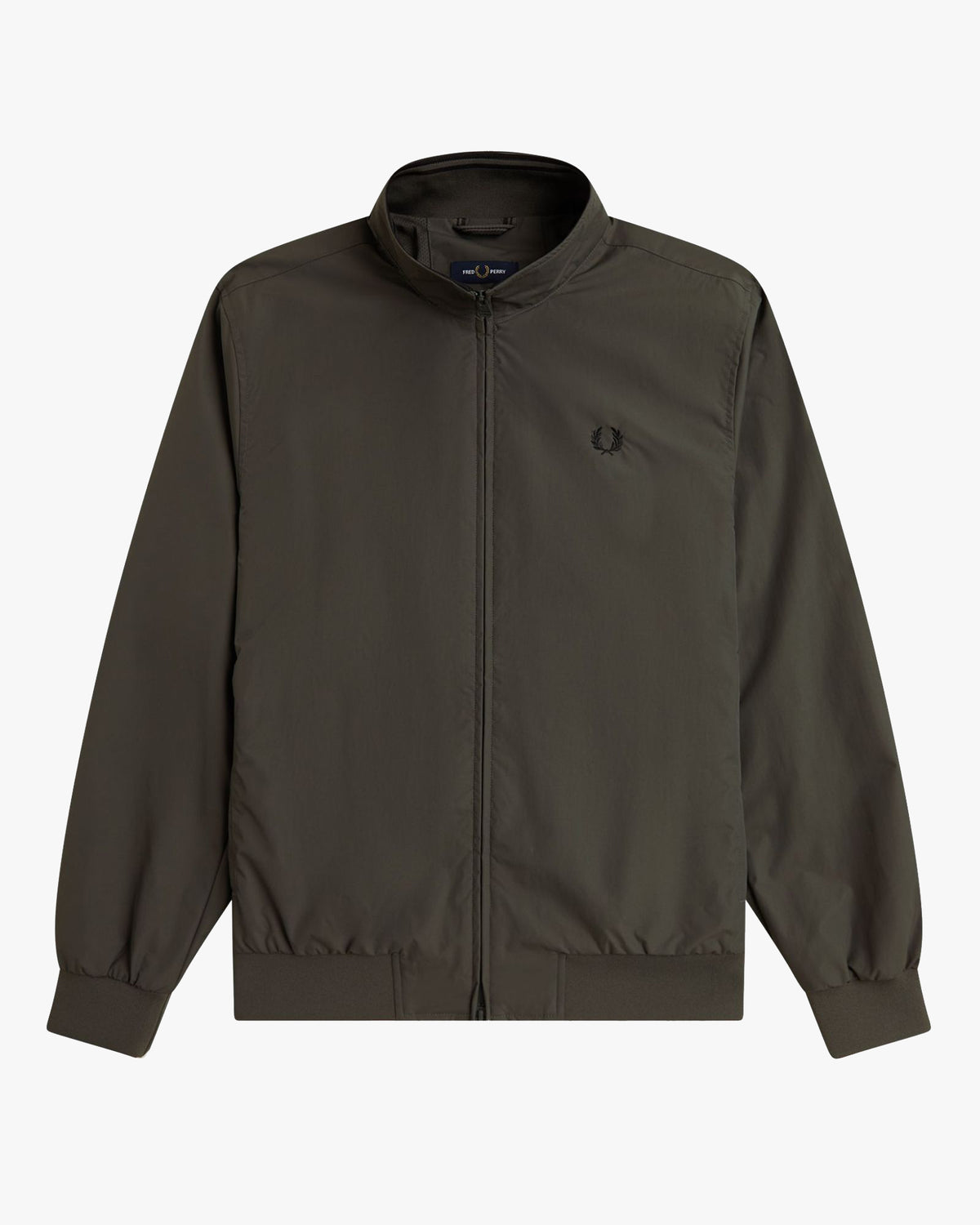Fred Perry Brentham Jacket - Field Green / Black