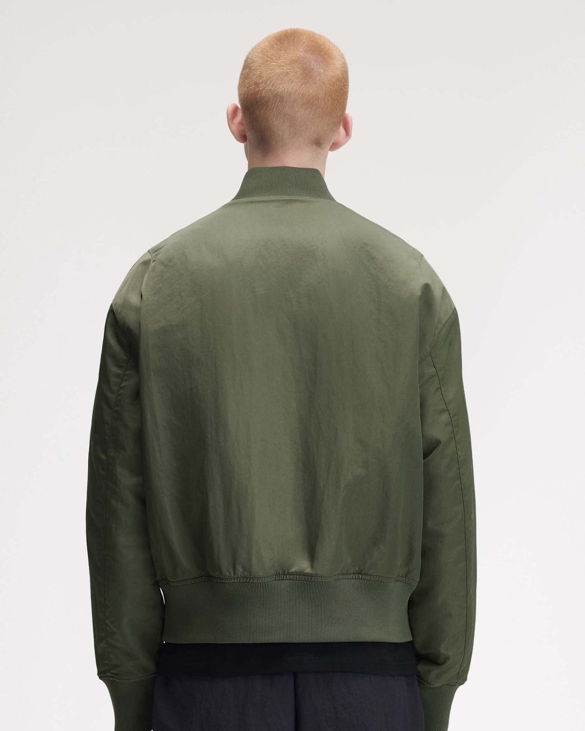 Fred Perry Quilted Tennis Bomber Jacket - Laurel Wreath Green