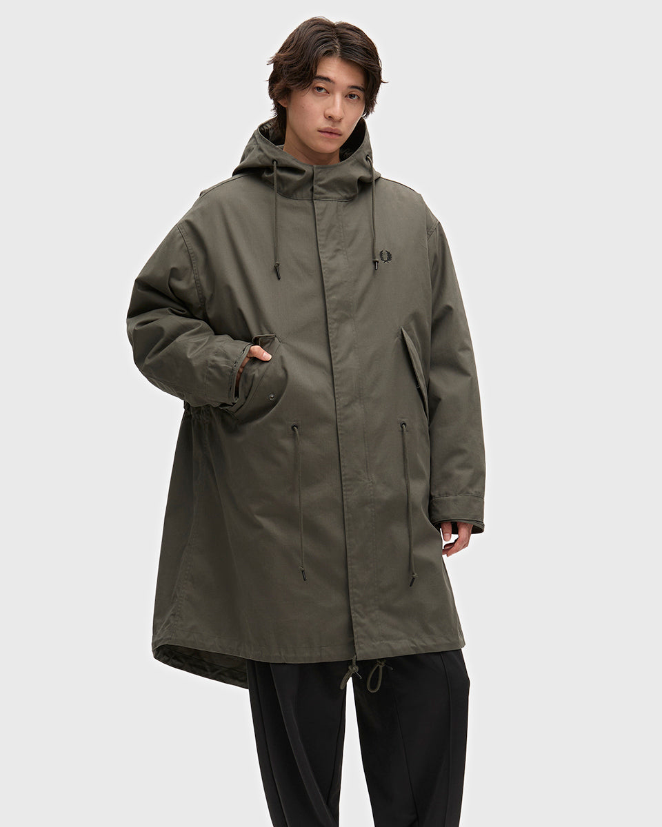 Fred Perry Harmonised Parka - Field Green