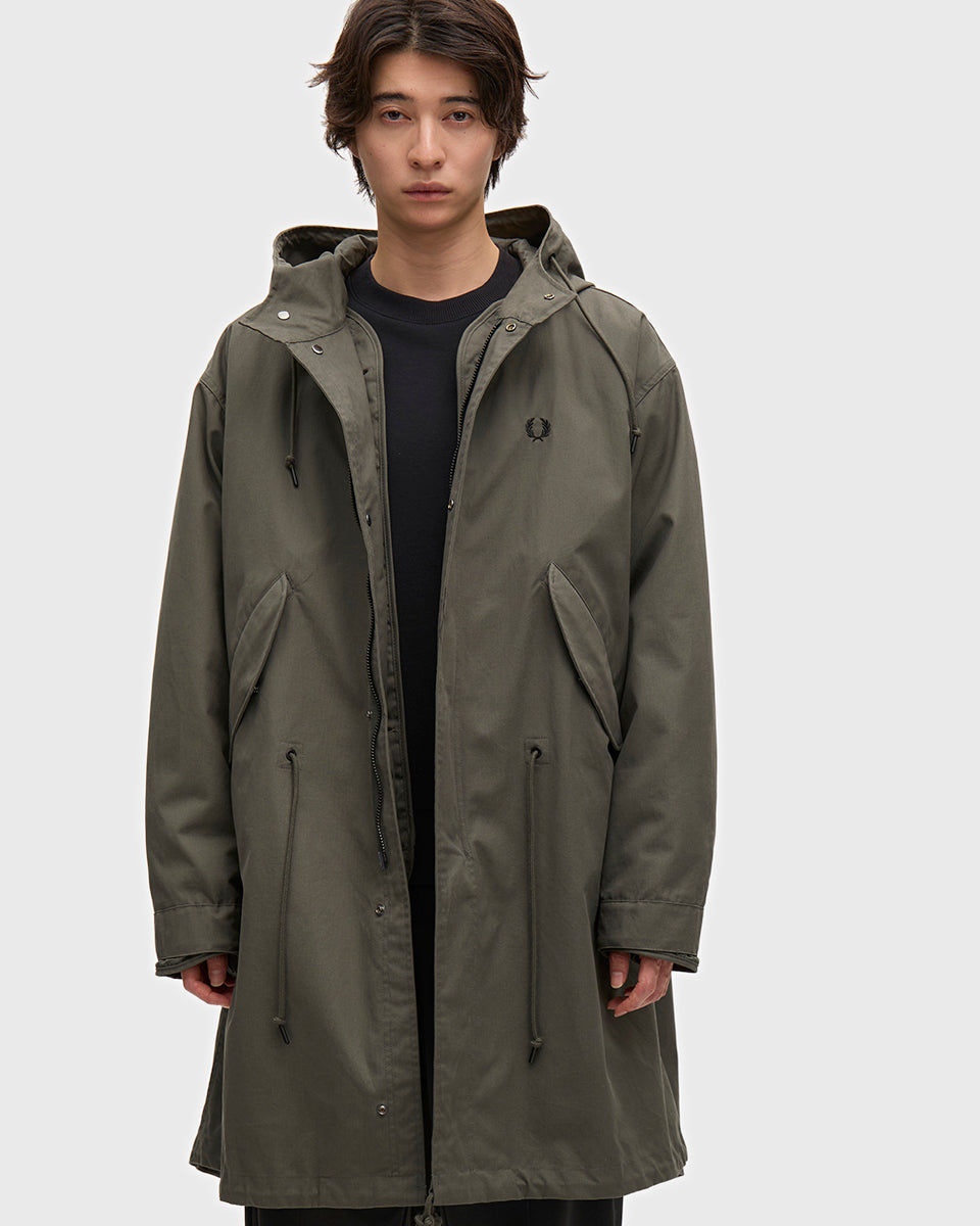Fred Perry Harmonised Parka - Field Green