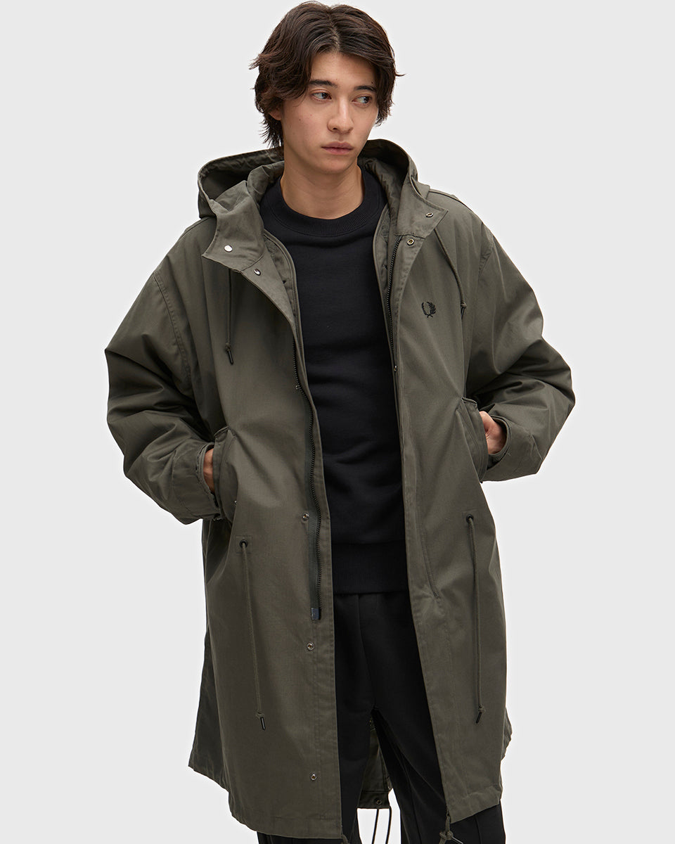 Fred Perry Harmonised Parka - Field Green