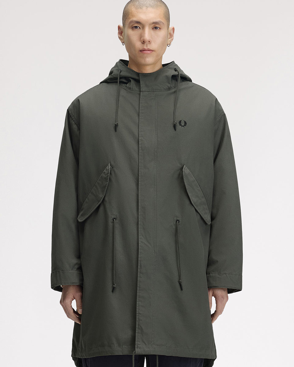 Fred Perry Harmonised Parka - Field Green