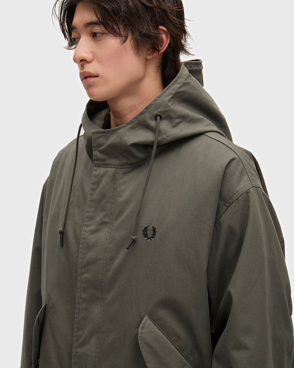Fred Perry Harmonised Parka - Field Green