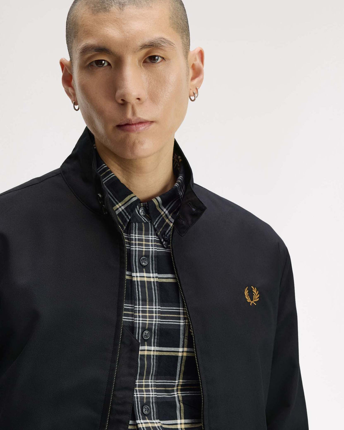 Fred Perry Classic Harrington Jacket - Black