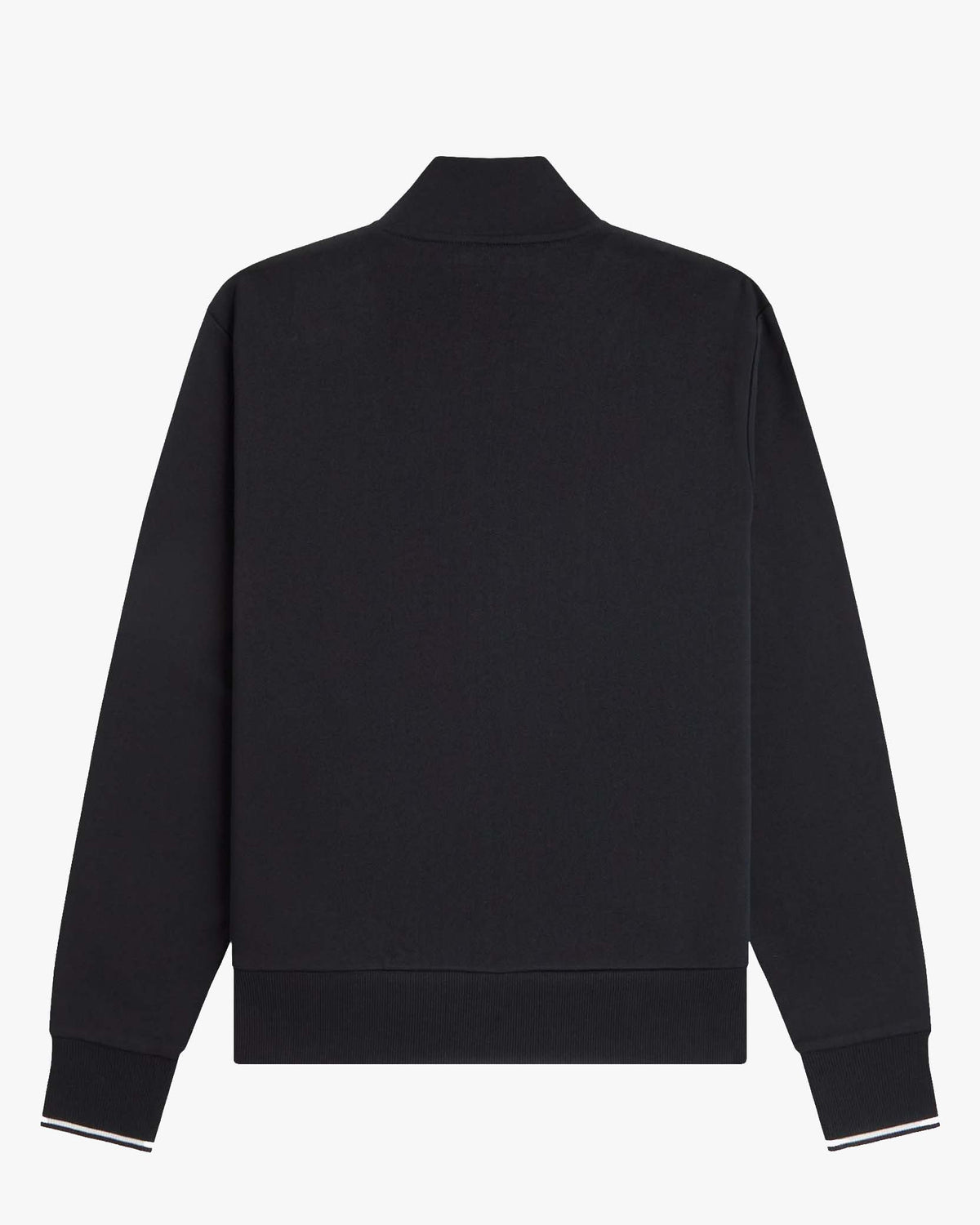 Fred Perry Zip Through Sweatshirt - Black