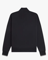 Fred Perry Zip Through Sweatshirt - Black
