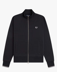 Fred Perry Zip Through Sweatshirt - Black