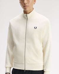 Fred Perry Zip Through Sweatshirt - Ecru