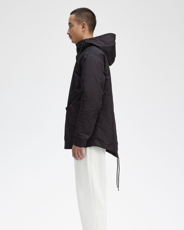 Fred Perry Short Padded Parka - Black