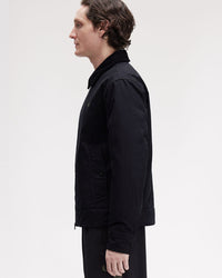 Fred Perry Cotton Caban Jacket - Black | Fred Perry Jackets & Coats | JEANSTORE