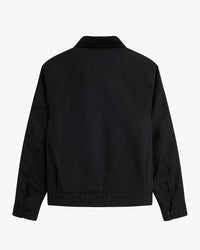 Fred Perry Cotton Caban Jacket - Black | Fred Perry Jackets & Coats | JEANSTORE