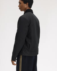 Fred Perry Cotton Caban Jacket - Black