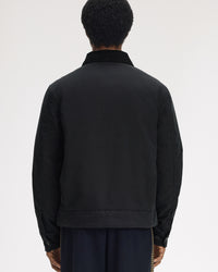 Fred Perry Cotton Caban Jacket - Black