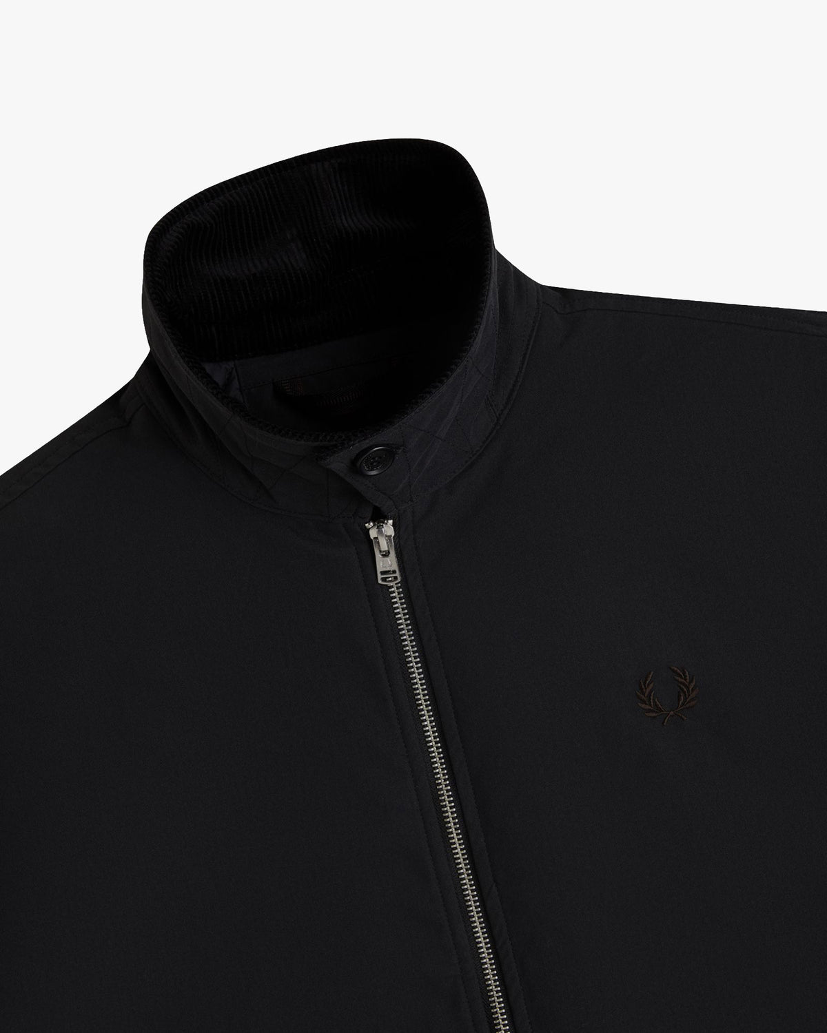Fred Perry Cotton Caban Jacket - Black