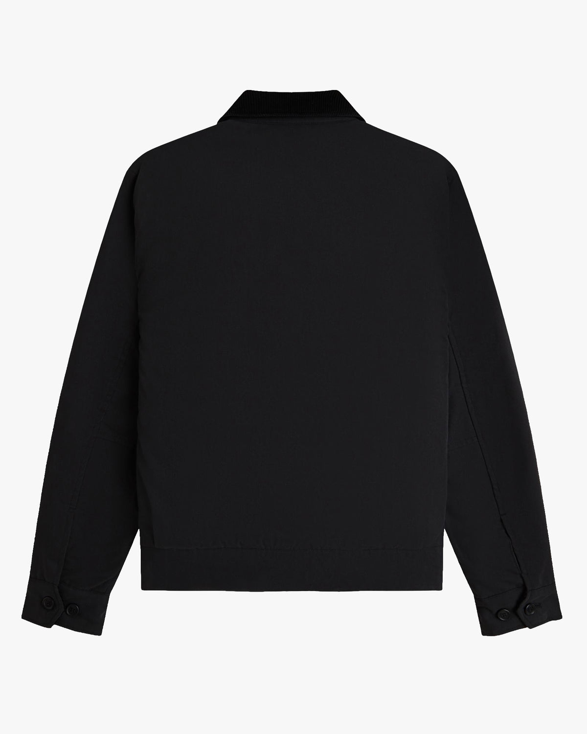 Fred Perry Cotton Caban Jacket - Black