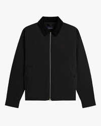 Fred Perry Cotton Caban Jacket - Black