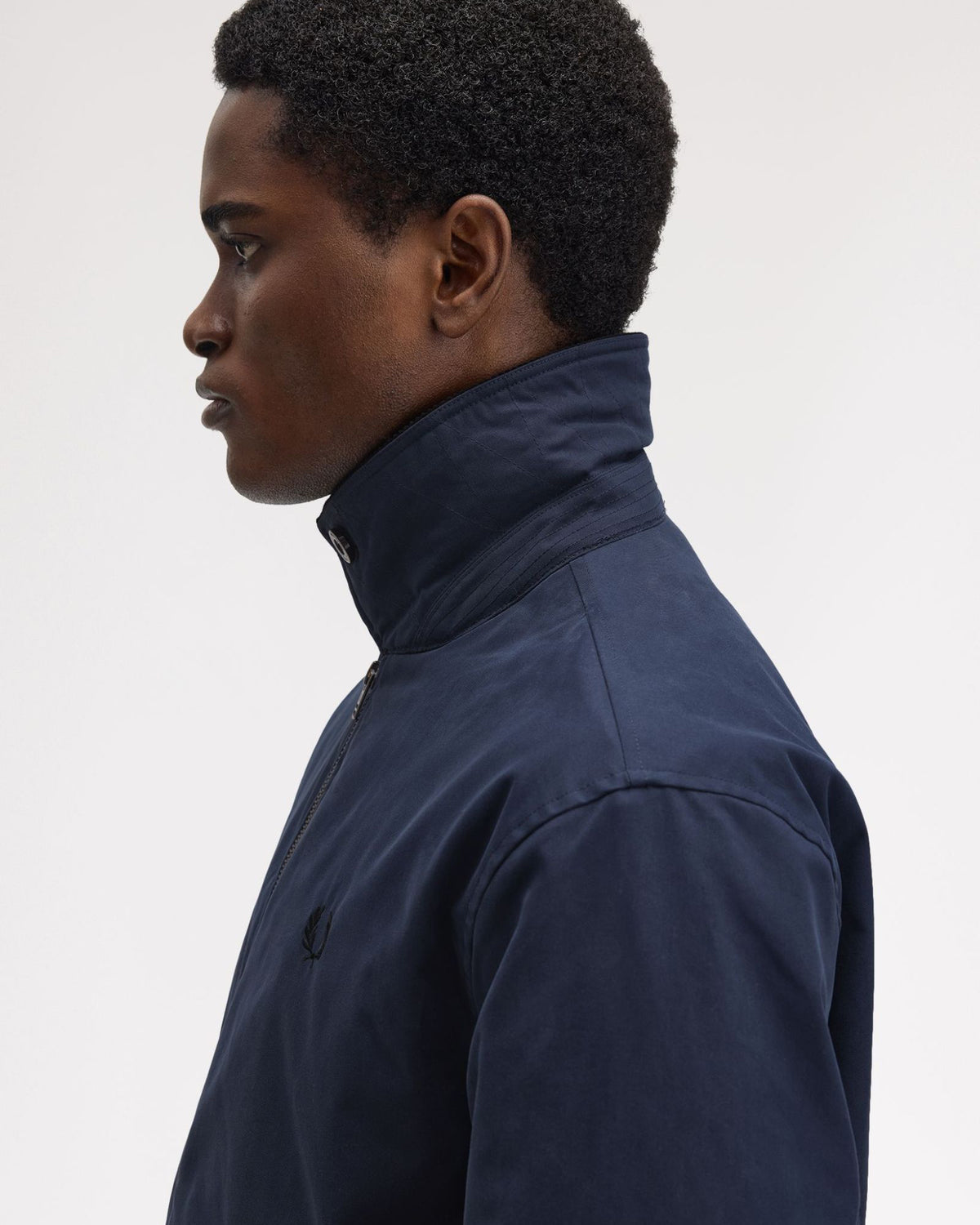 Fred Perry Cotton Caban Jacket - Dark Airforce | Fred Perry Jackets & Coats | JEANSTORE