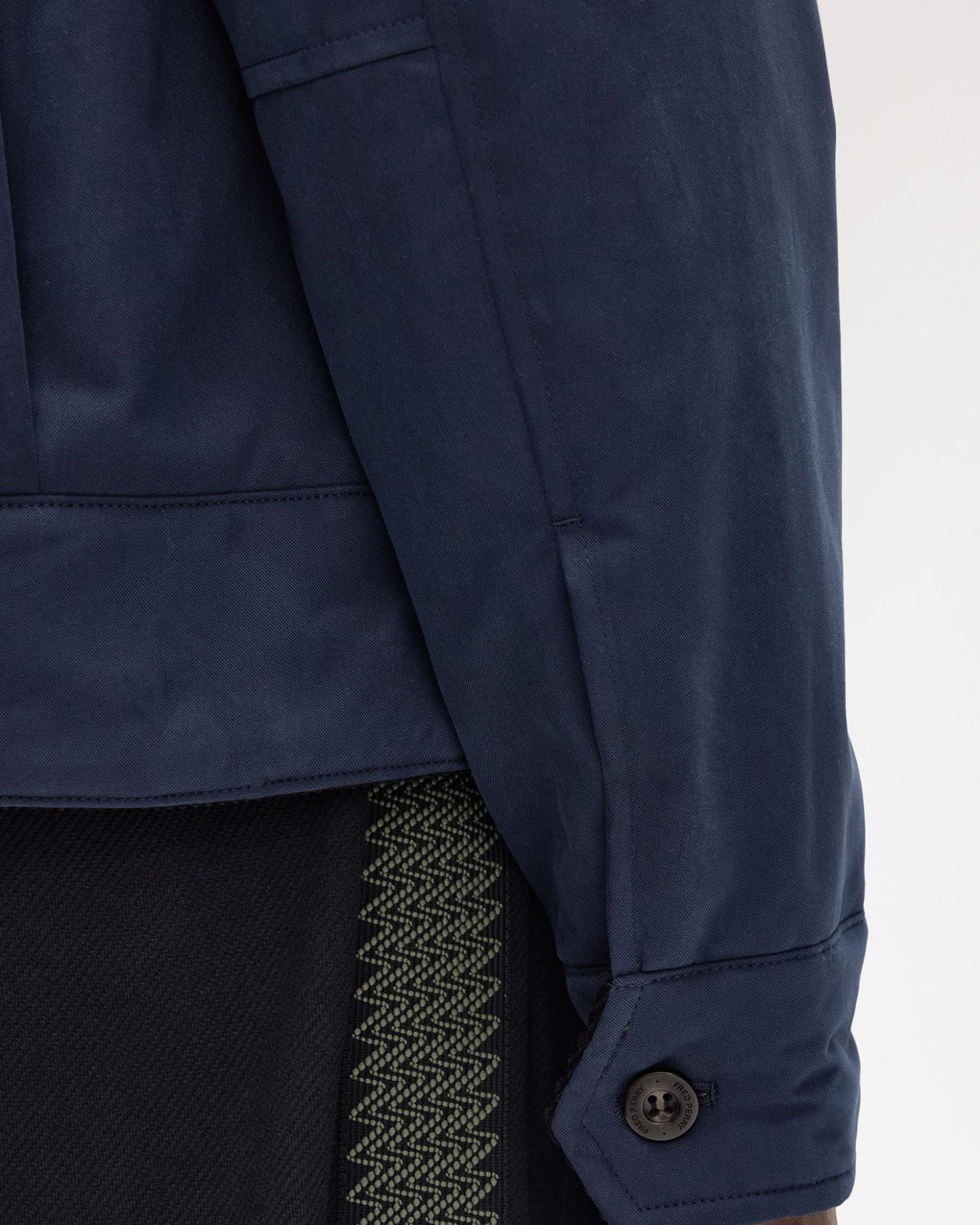 Fred Perry Cotton Caban Jacket - Dark Airforce | Fred Perry Jackets & Coats | JEANSTORE