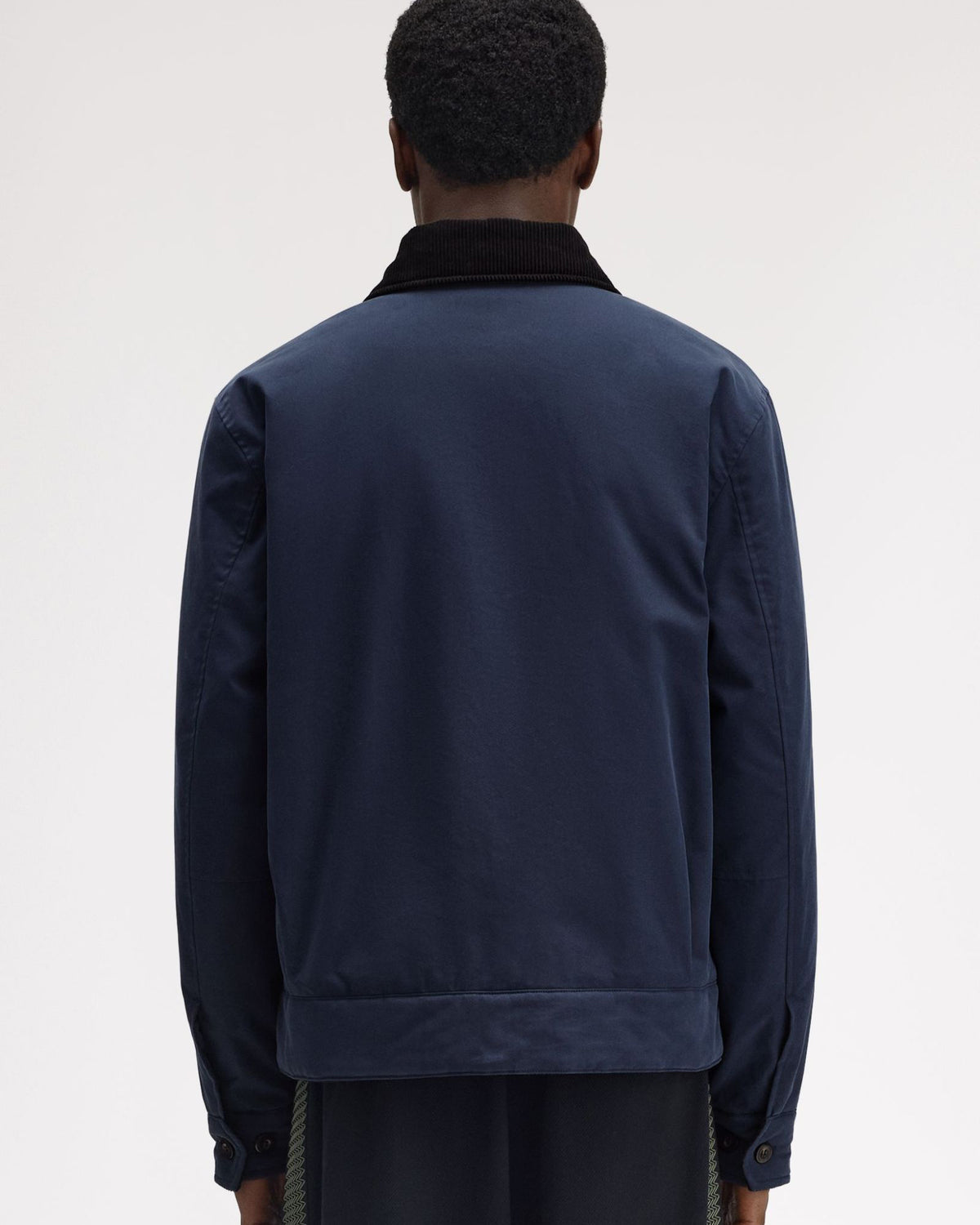 Fred Perry Cotton Caban Jacket - Dark Airforce | Fred Perry Jackets & Coats | JEANSTORE