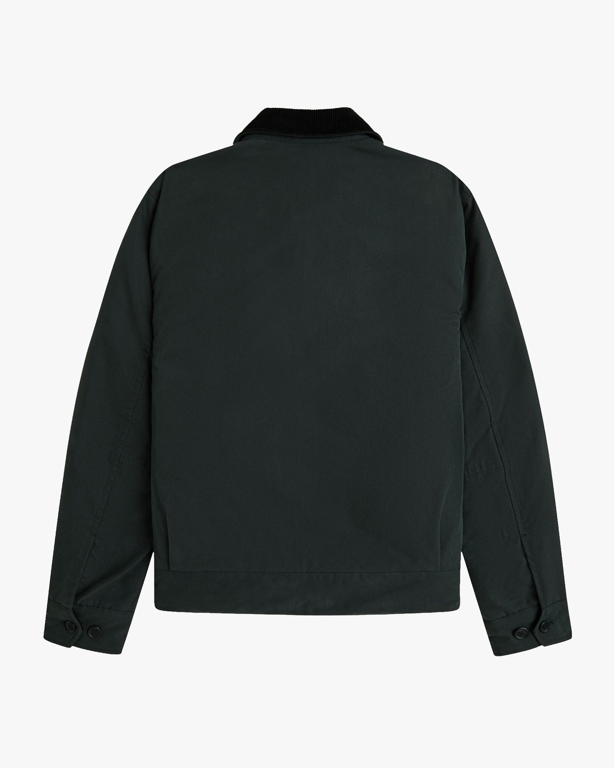 Fred Perry Cotton Caban Jacket - Night Green