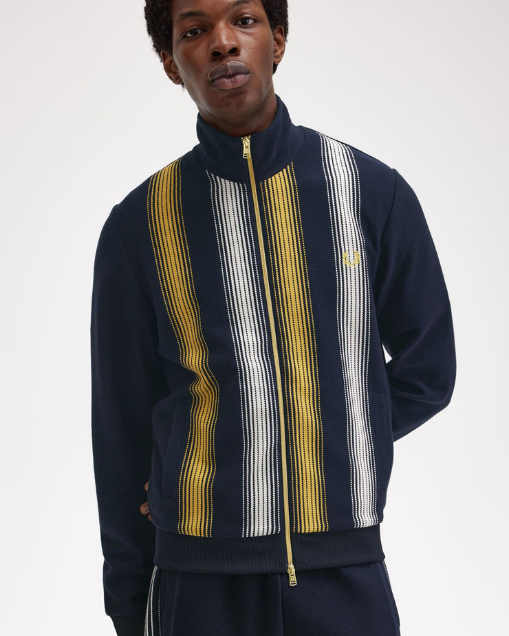 Fred Perry Ombre Stripe Track Jacket - Navy