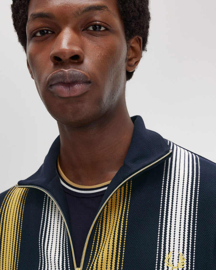 Fred Perry Ombre Stripe Track Jacket - Navy