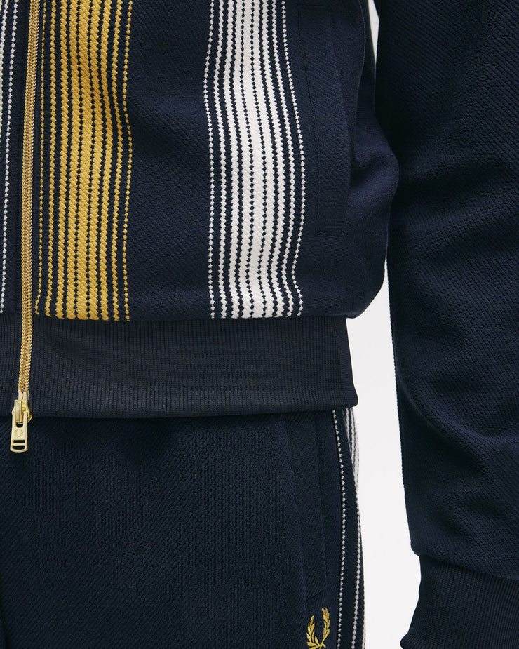 Fred Perry Ombre Stripe Track Jacket - Navy