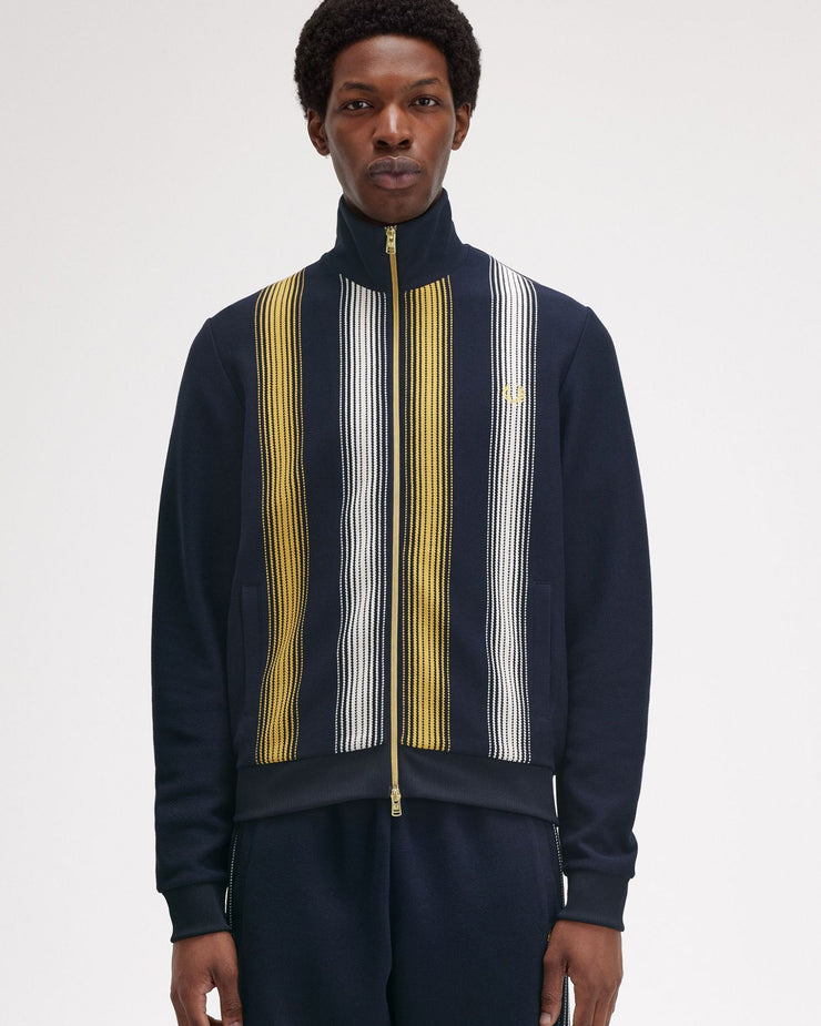 Fred Perry Ombre Stripe Track Jacket Navy