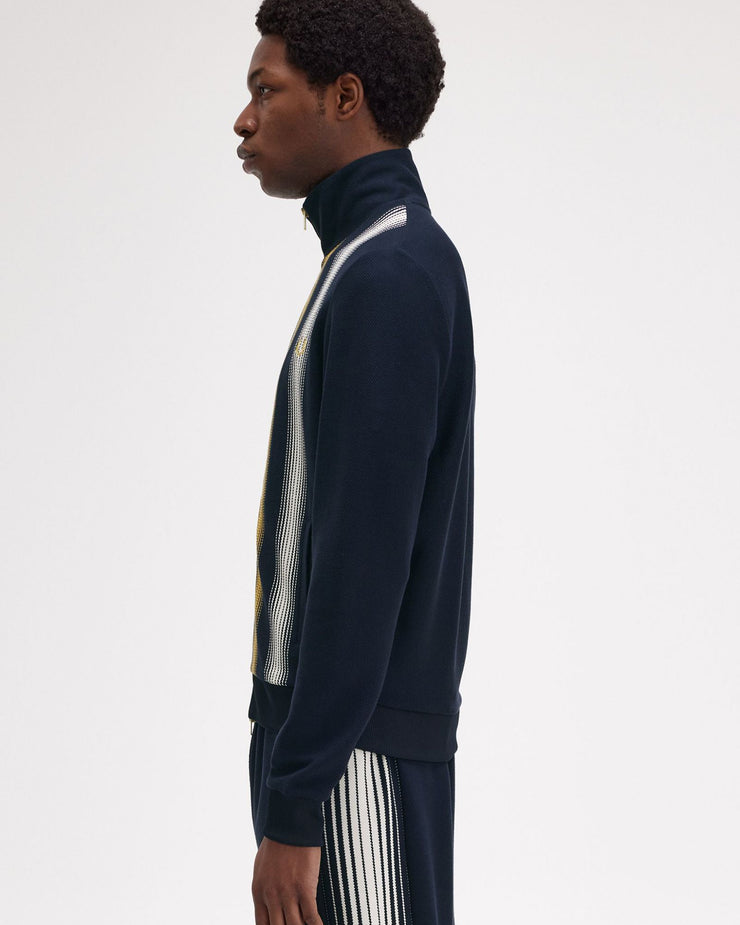 Fred Perry Ombre Stripe Track Jacket - Navy