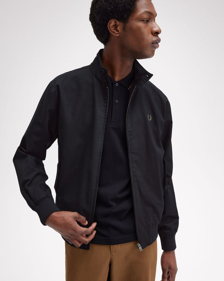 Fred Perry Harrington Jacket Black