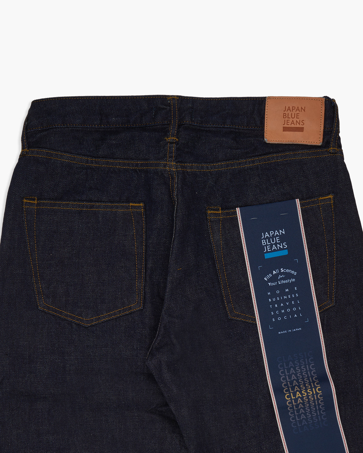 Japan Blue Jeans J404 Classic Straight 12.5oz African Cotton Selvedge Mens Jeans - Indigo | Japan Blue Jeans Jeans | JEANSTORE