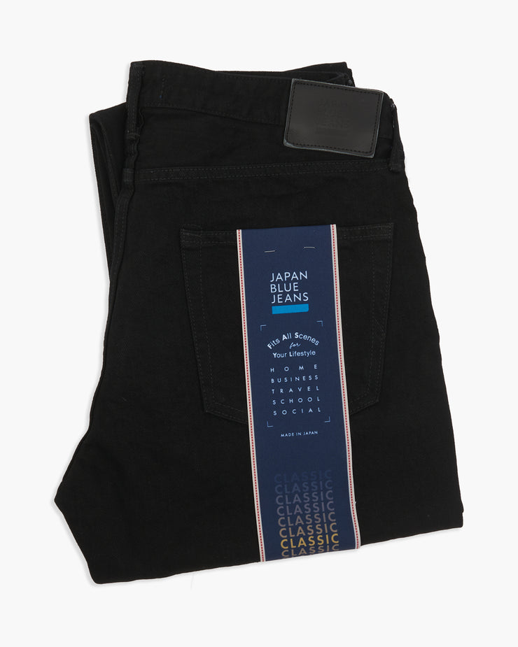 Japan Blue J414 Classic Straight 14oz Black Selvedge Mens Jeans - Black | Japan Blue Jeans | JEANSTORE