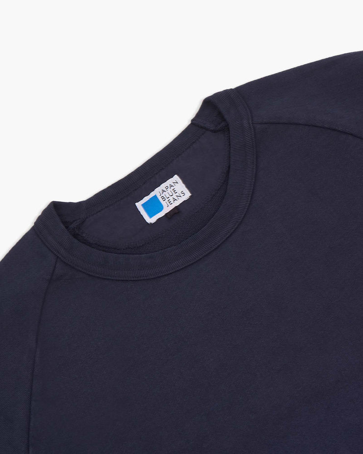 Japan Blue JBKN1001 Inlay Heavyweight L/S Tee - Navy | Japan Blue T Shirts | JEANSTORE