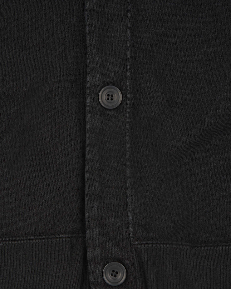 Japan Blue JBKN1002 Inlay Heavyweight Cardigan - Black