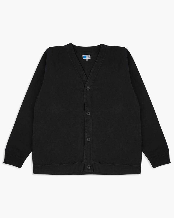 Japan Blue JBKN1002 Inlay Heavyweight Cardigan - Black