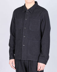 Japan Blue Jeans JBOT1324 Sashiko Coverall Jacket - Black
