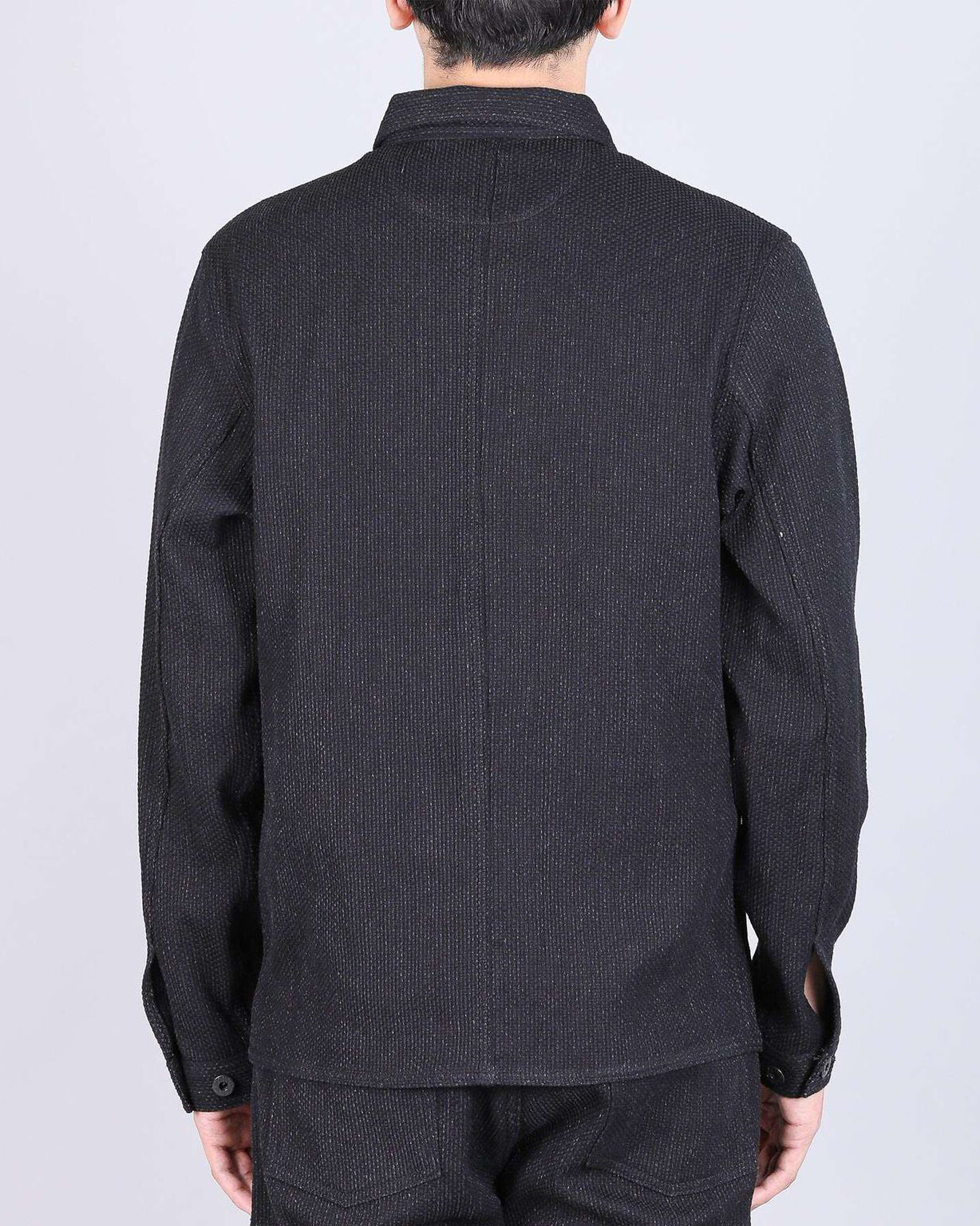 Japan Blue Jeans JBOT1324 Sashiko Coverall Jacket - Black