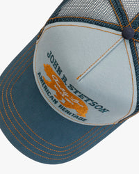 Stetson Bear Trucker Cap - Light Blue / Blue | Stetson Hats | JEANSTORE