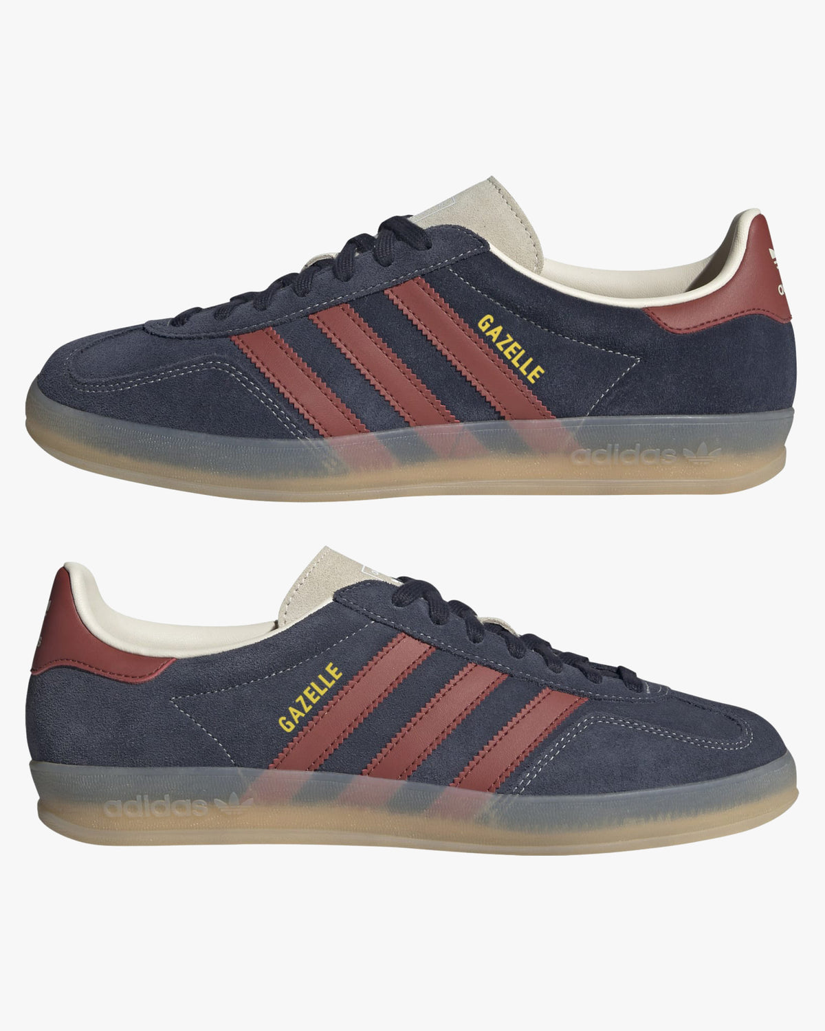 Adidas Gazelle Indoor - Legend Ink / Preloved Ruby / Wonder White | Adidas Originals Trainers | JEANSTORE