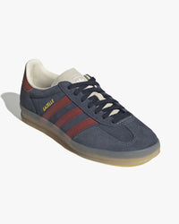 Adidas Gazelle Indoor - Legend Ink / Preloved Ruby / Wonder White | Adidas Originals Trainers | JEANSTORE