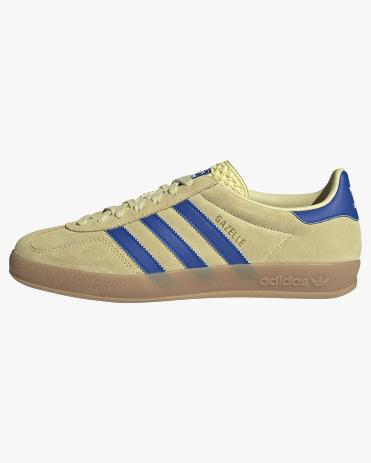 Adidas Gazelle Indoor Powder Yellow Royal Blue Cloud White