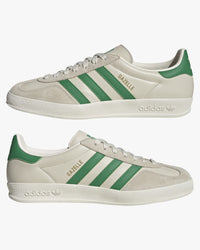 Adidas Gazelle Indoor - Chalk White / Green / Wonder White | Adidas Originals Trainers | JEANSTORE