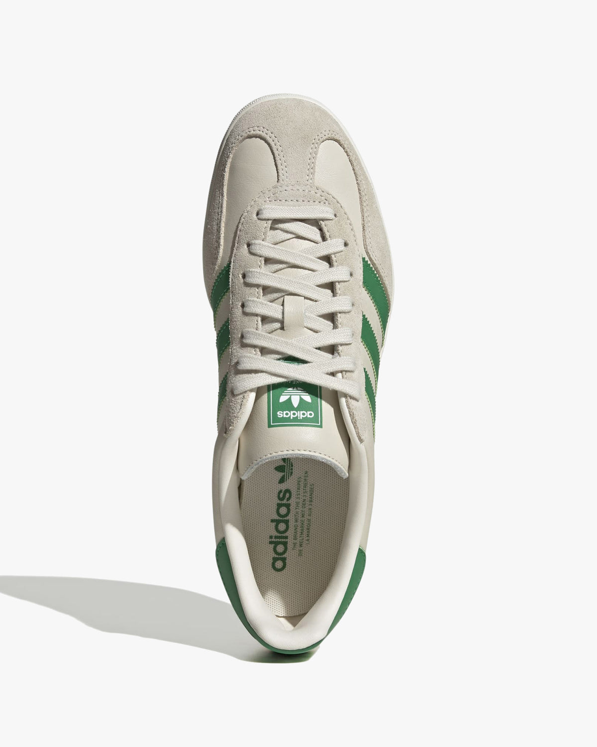 Adidas Gazelle Indoor - Chalk White / Green / Wonder White | Adidas Originals Trainers | JEANSTORE