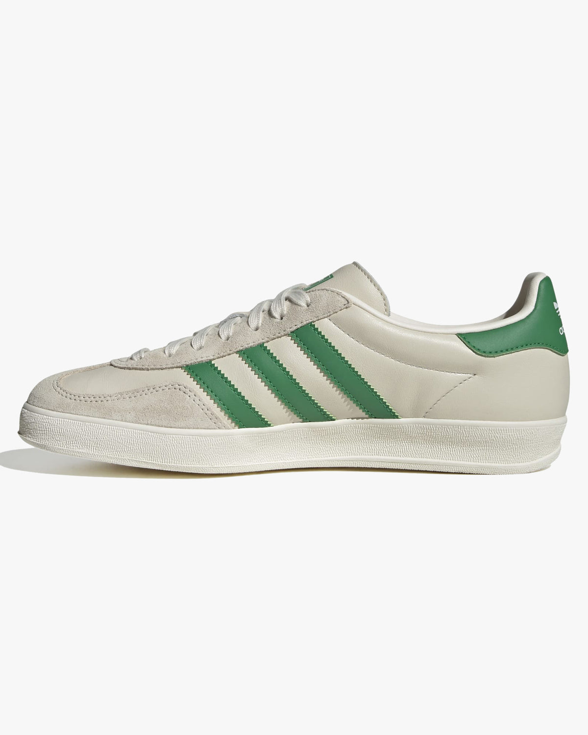 Adidas Gazelle Indoor - Chalk White / Green / Wonder White | Adidas Originals Trainers | JEANSTORE